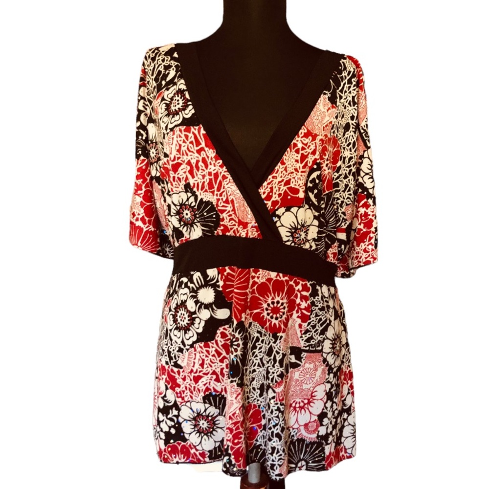 Julie’s Closet Kimono Style Top 3X EUC